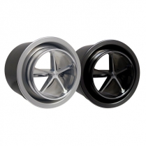 Round ProLine Penta Slyder A/C Vent - Black Anodized