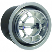 Round ProLine Challenger Slyder A/C Vent - Clear Anodized