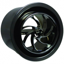 Round ProLine Twist Slyder A/C Vent - Black Anodized