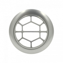 Continental Style A/C Louver - Clear Anodized