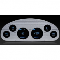 1933-34 Chevy Master 6 Gauge VFD Digital Gauge Kit