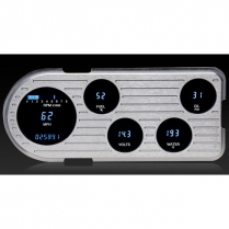 1948-50 Ford Pickup Truck Gauge Kit - Blue/Teal