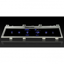 1966-67 Chevelle, El Camino & Malibu VFD Gauges - Blue/Teal