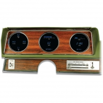 1970-72 Olds Cutlass, 442 VFD Digital Gauge Kit - Blue/Teal