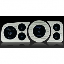 1958-77 VW Beetle Digital Gauge Kit - Blue/Teal Lens