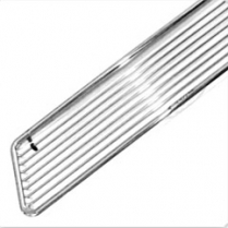 1934 Ford Car 19.5" x 4.5" Polished Alum Hood Vents