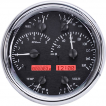 Universal Single 7" Round VHX-1019 - Black/Red