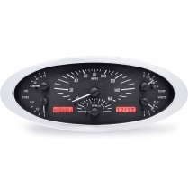 1932 Ford VHX Instrumentation Black/Red