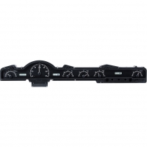 1950-51 Mercury Pass Car VHX Gauge Kit - Black/White