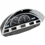 1956 Ford Pickup Truck VHX Gauge Kit - Black/White