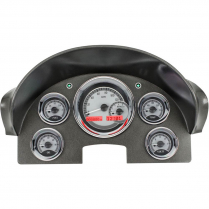 1956 Ford Passenger Car VHX Gauge Kit - Silver/Red