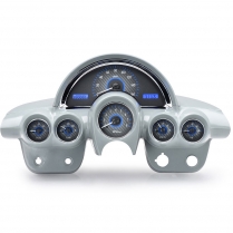 1958-62 Corvette VHX Gauge Kit - Carbon Fiber/Blue