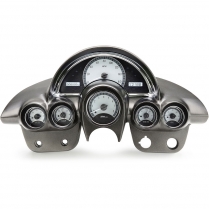 1958-62 Corvette VHX Gauge Kit - Silver/White