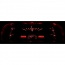 1960-63 Falcon & Ranchero VHX Gauge Kit - Black/Red