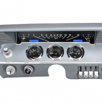 1961-62 Impala VHX Gauge Kit - Black/Blue