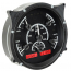 1961-66 Ford Pickup Truck VHX Gauge Kit - Black/Red