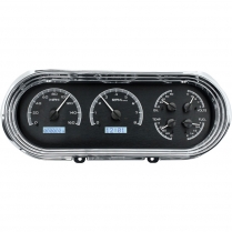 1963-65 Nova & Chevy II VHX Gauge Kit - Black/White