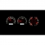 1963-65 Nova & Chevy II VHX Gauge Kit - Silver/White