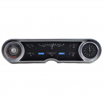 1965-66 Cadillac VHX Gauge Kit - Black/Blue