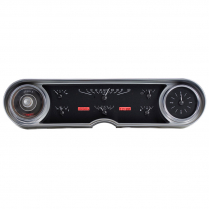 1965-66 Cadillac VHX Gauge Kit - Black/Red