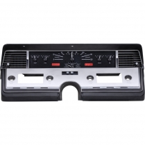 1966-69 Lincoln Continental VHX Gauge Kit - Black/Red