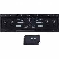 1966-69 Lincoln Continental VHX Gauge Kit - Black/White