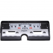 1966-69 Lincoln Continental VHX Gauge Kit - Silver/Red