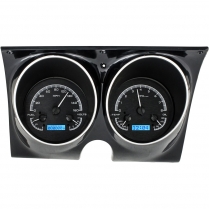 1967-68 Camaro/ Firebird VHX Gauge Kit - Black/Blue