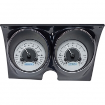 1967-68 Camaro/ Firebird VHX Gauge Kit - Silver/White