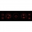 1967 Impala & Caprice VHX Gauge Kit - Black/Red