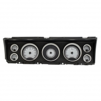 1967 Impala & Caprice VHX Gauge Kit - Silver/White