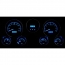 1967-72 Chevy & GMC Pickup VHX Gauge Kit - Black/Blue