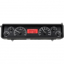 1968-69 Buick Skylark/GS VHX Gauge Kit - Black/Red