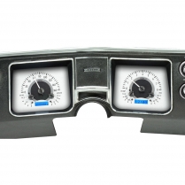 1968 Chevelle VHX Gauge Kit - Silver/Blue