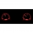 1968 Chevelle VHX Gauge Kit - Silver/Red