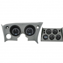 1968-77 Corvette VHX Gauge Kit - Black/White