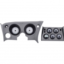 1968-77 Corvette VHX 6 Gauge Kit w/Digital Clock 