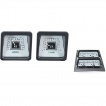 1969 Camaro with Console Gauge Kit VHX Gauges - Silver/White