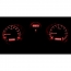 1969 Chevelle VHX Gauge Kit - Silver/Red