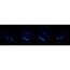 1969-70 Mustang VHX Gauge Kit - Carbon Fiber/Blue