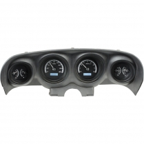 1969-70 Mustang VHX Gauge Kit - Black/White
