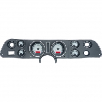 1970-81 Camaro VHX Gauge Kit - Silver/Red