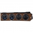 1970-74 Challenger Rally Dash VHX Gauge Kit - Black/Blue
