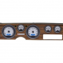 1970-81 Pontiac Firebird VHX Gauge Kit - Silver/Blue