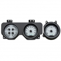1970-72 Pontiac GTO VHX Gauge Kit - Silver/White