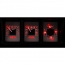 1973-79 Ford Pickup VHX Gauge Kit - Silver/Red