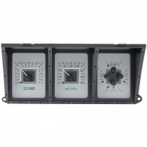 1973-79 Ford Pickup VHX Gauge Kit - Silver/White