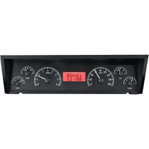 1977-90 Impala & Caprice VHX Gauge Kit - Black/Red