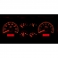 1978-88 Monte Carlo & El Camino VHX Gauges- Carbon Fiber/Red