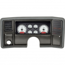 1978-88 Monte Carlo & El Camino VHX Gauge Kit - Silver/Red